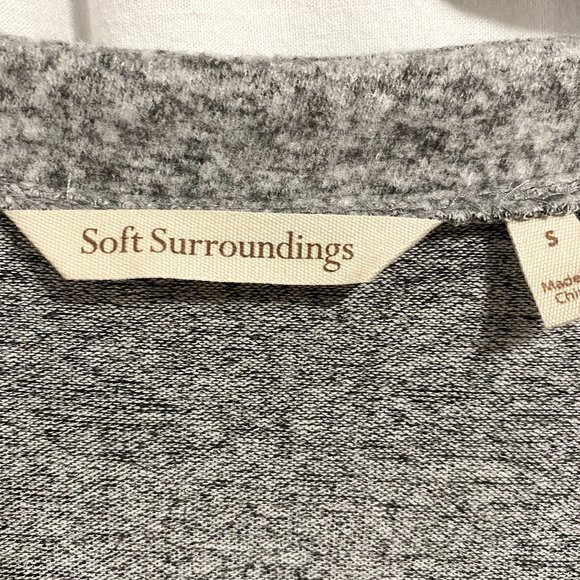 Soft Surroundings Easy Living Gray Dress SIze Small - Picture 2 of 8